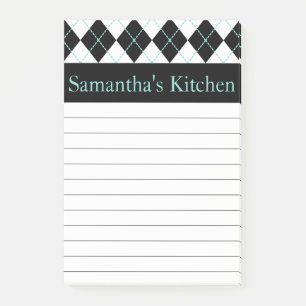 Personalised Kitchen Post It Notes Gift