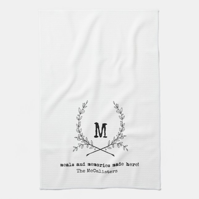 Personalised Kitchen Towel (Vertical)