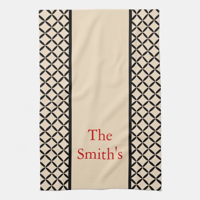 Personalised Kitchen Towel (Vertical)