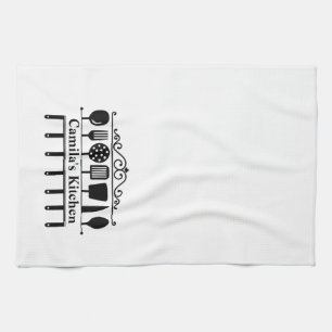 Personalised Kitchen Utensils Towel