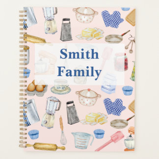 Personalised kitchen watercolor planner
