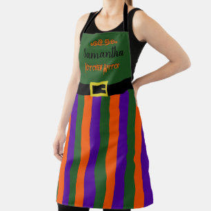 Personalised Kitchen Witch Apron