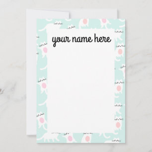 Personalised Kittens Notecards