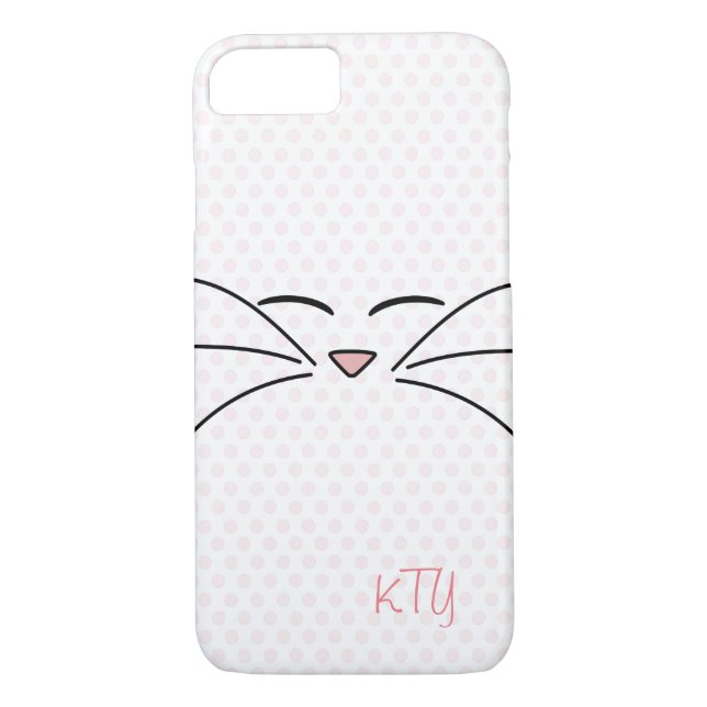 Personalised Kitty Face Case-Mate iPhone Case (Back)