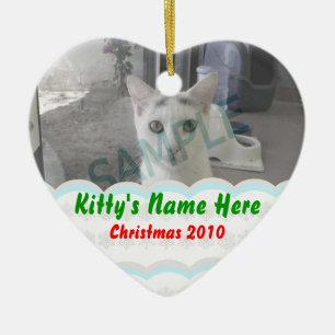 Personalised Kitty Ornament