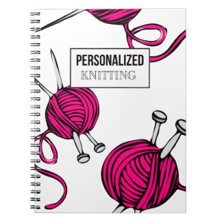 Personalised Knitting Notebook