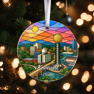 Personalised Knoxville Acrylic Ornament, Custom Te Ornament