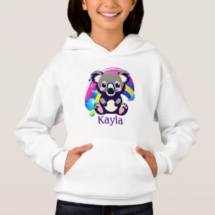 Personalised Koala Bear and Rainbow