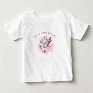 Personalised Koala First Birthday Shirt