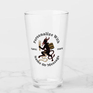 Personalised Krampus Glass