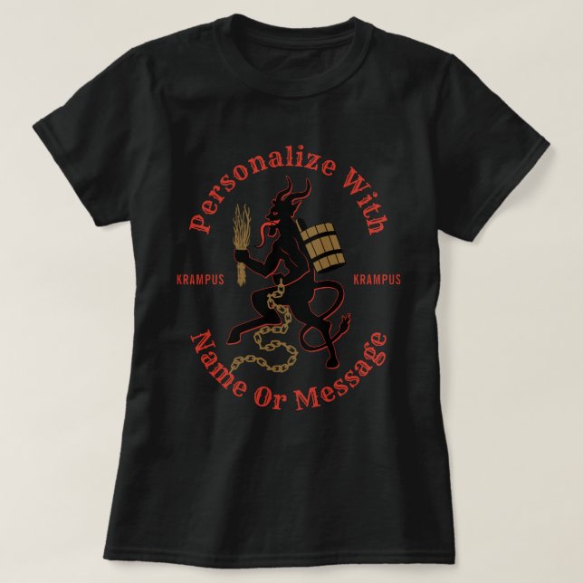 Personalised Krampus T-shirt (Design Front)