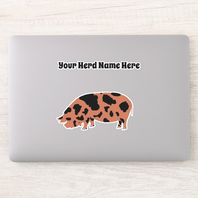 Personalised KuneKune Pig (Computer)
