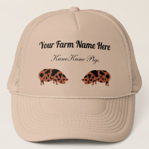 Personalised KuneKune Pig Trucker Hat