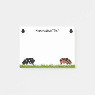 Personalised Kunekune Pigs Post-it Notes