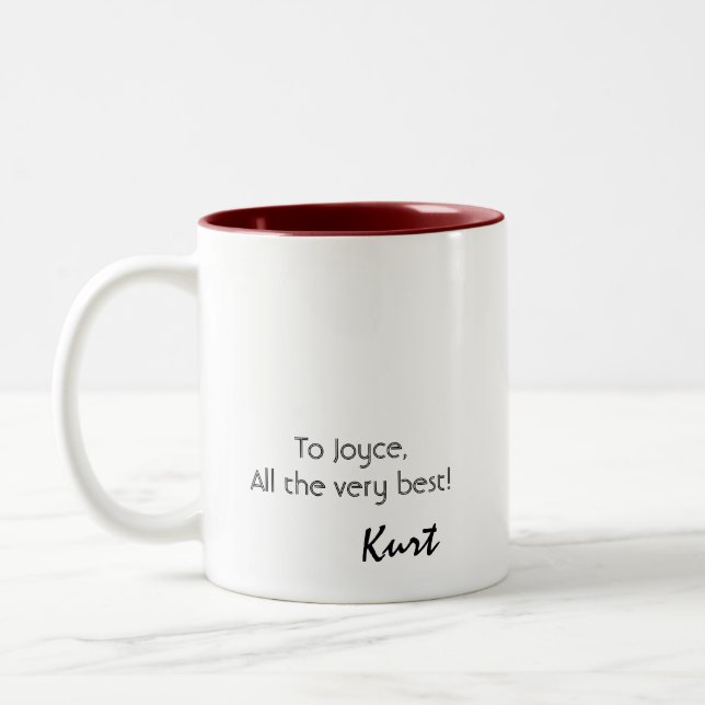 Personalised Kurt Bestor Mug (Left)