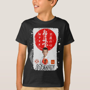 Personalised Kyokushin Karate Photo Kids Shirt