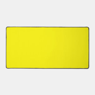 Personalised L Yellow Desk Mat for Home or Office