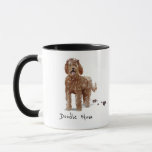 Personalised Labradoodle Mug<br><div class="desc">This personalised doodle dog mug can be personalised with any message and is the perfect gift for any dog lover!</div>