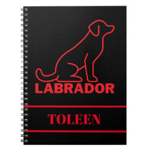 Personalised Labrador Dog Notebook