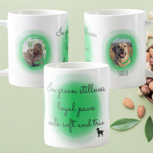 Personalised Labrador Retriever in Pastel Green Coffee Mug