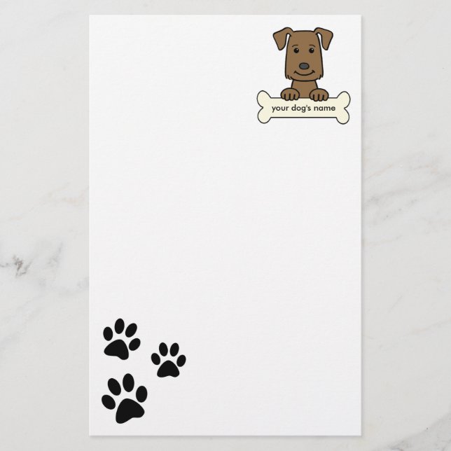 Personalised Labrador Retriever Stationery (Front)