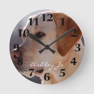 Personalised Labrador Retriever  Wall Clock