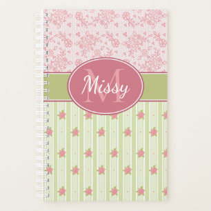 Personalised Lace & English Garden Planner