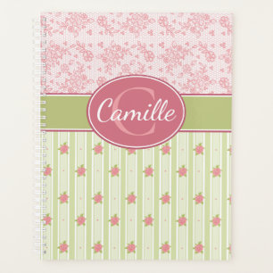 Personalised Lace & English Garden Planner
