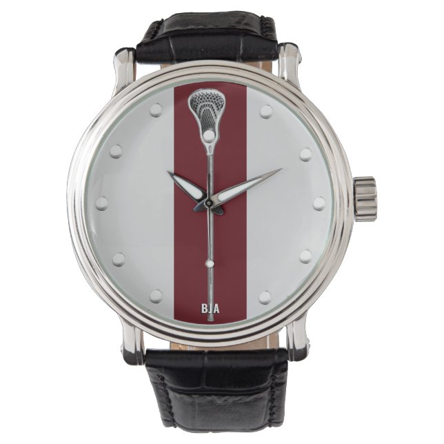 personalised lacrosse collectable watch (Front)