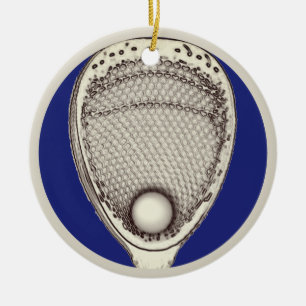 Personalised Lacrosse Goalie 2026 Collectable Ceramic Tree Decoration