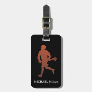  Personalised lacrosse  Luggage Tag