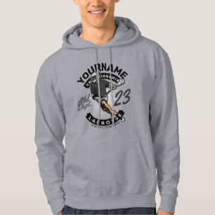 Personalised Lacrosse Player Sports Team Attack Hoodie