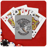 Personalised Lacrosse Player Sports Team Attack  Playing Cards<br><div class="desc">Personalised Lacrosse Player Sports Team Attack design - Customise with you Name or Custom Text! You can even change the background colour too! Any questions,  send me a message!</div>