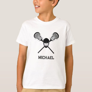 Personalised Lacrosse Your Name  T-Shirt
