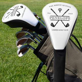 Personalised Ladies Golf Club Name Golf Head Cover