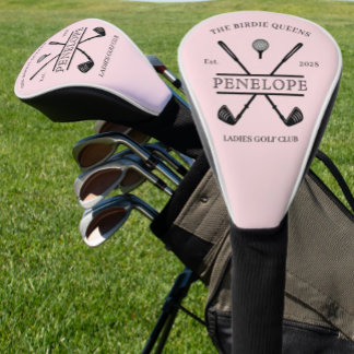 Personalised Ladies Golf Club Name Golf Head Cover