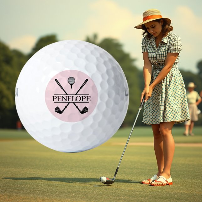 Personalised Ladies Golf Name Golf Balls (Creator Uploaded)