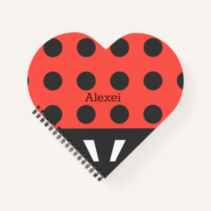 Personalised Lady Bug Notebook
