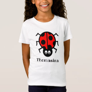 Personalised Ladybird Pattern T-Shirt