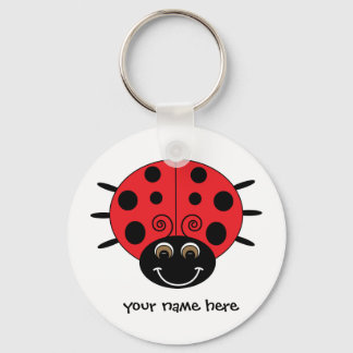 Personalised Ladybug Keychain