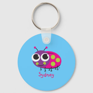 Personalised Ladybug Keychain