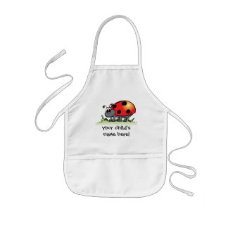 Personalised Ladybug Kids Apron