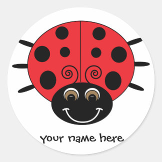 Personalised Ladybug Sticker