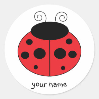 Personalised Ladybug Sticker