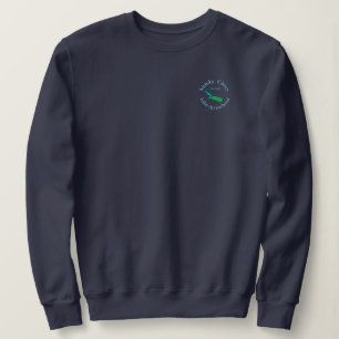 Personalised Lake Arrowhead map date established Sweatshirt
