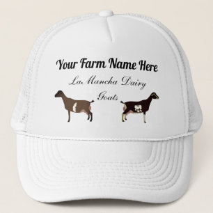 Personalised LaMancha Dairy Goats Trucker Hat