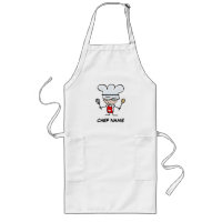 Personalised large apron | Add chef name