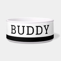 Personalised Large Pet Bowl with Name