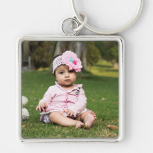 Personalised Large Photo Key Chain