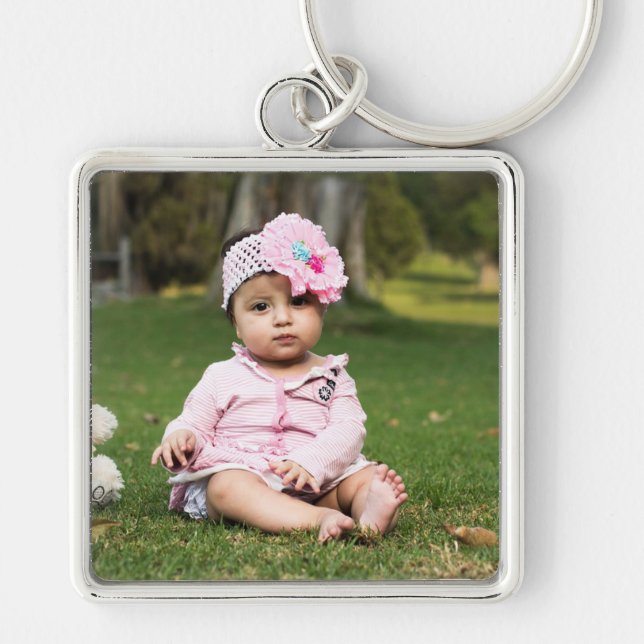 Personalised Large Photo Key Chain (Front)